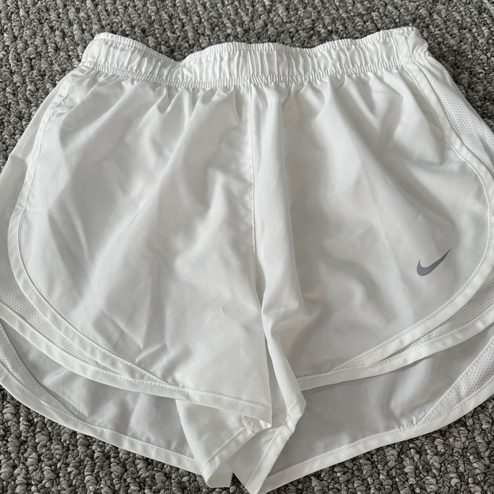 Nike Women's White Athletic Shorts
